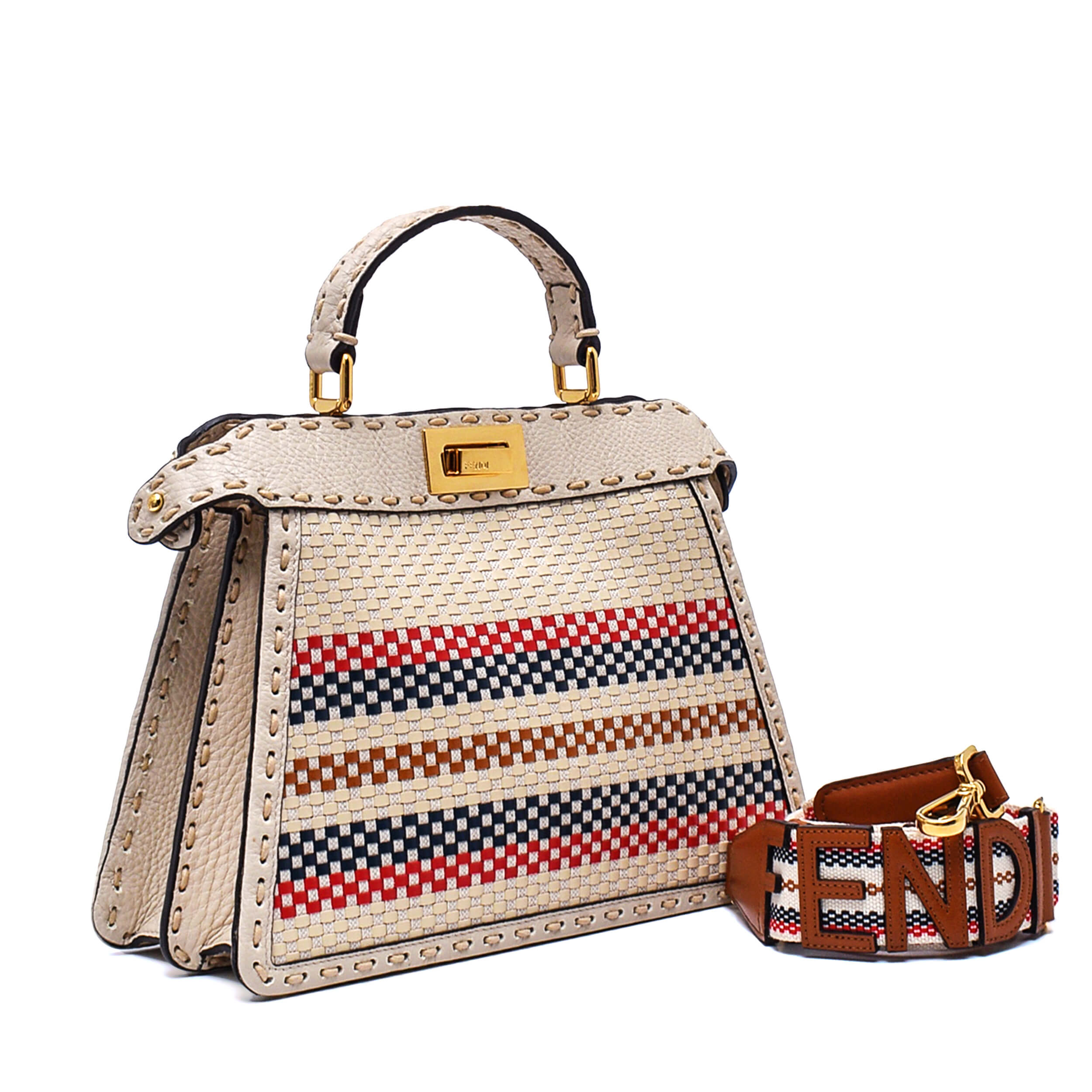 Fendi - ISeeU Limited Edition Leather Mini Peekabo Bag